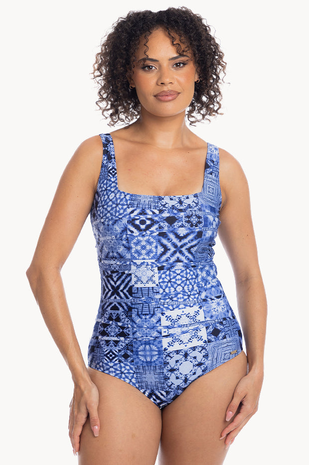 Oahu Binded Square Neck One Piece