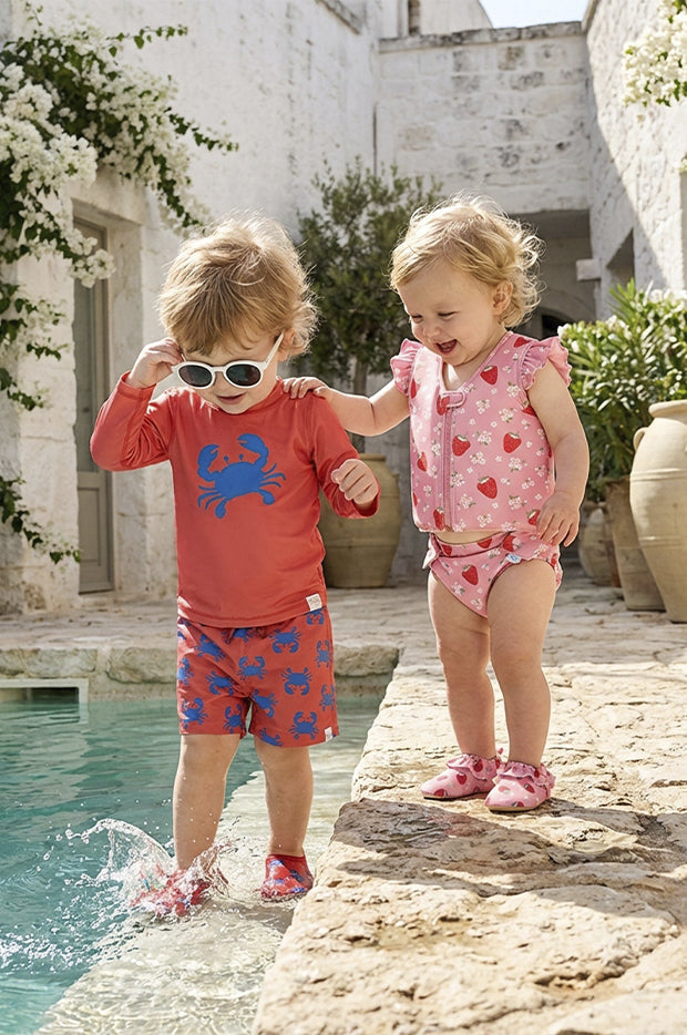Boys Mud Crabs Pirate Boardshort