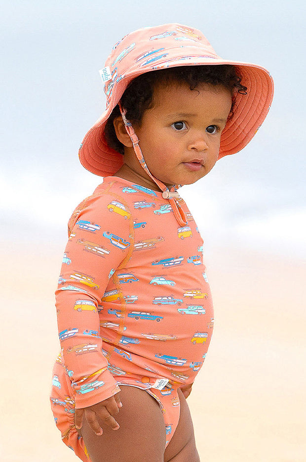 Boys Surfs Up Swim Sunhat