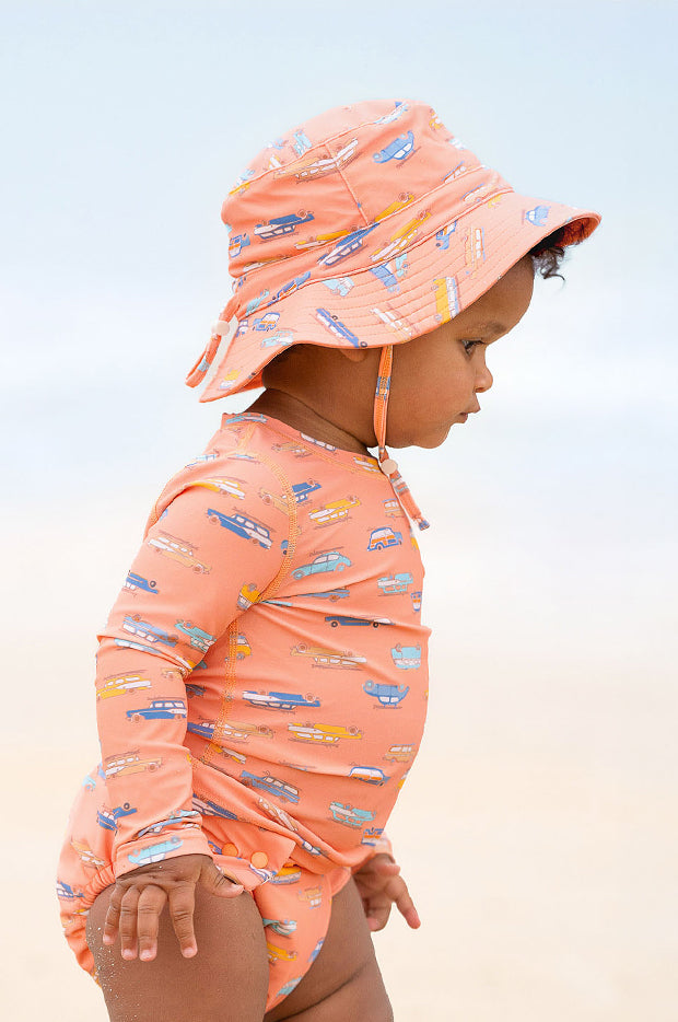 Boys Surfs Up Swim Sunhat