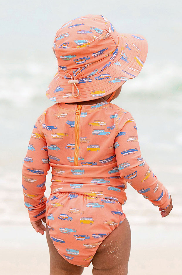 Boys Surfs Up Swim Sunhat