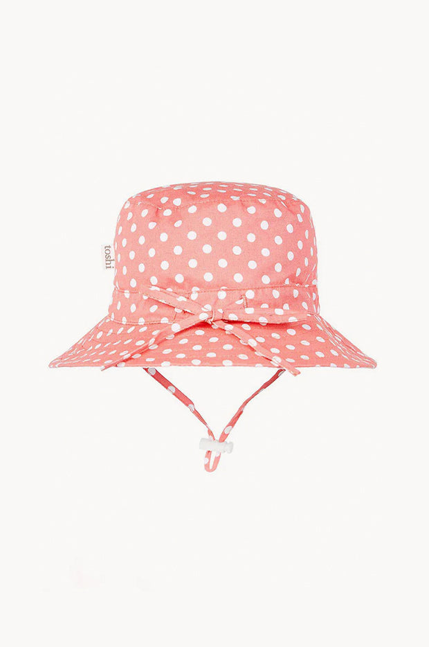 Girls Peach Cynthia Sunhat