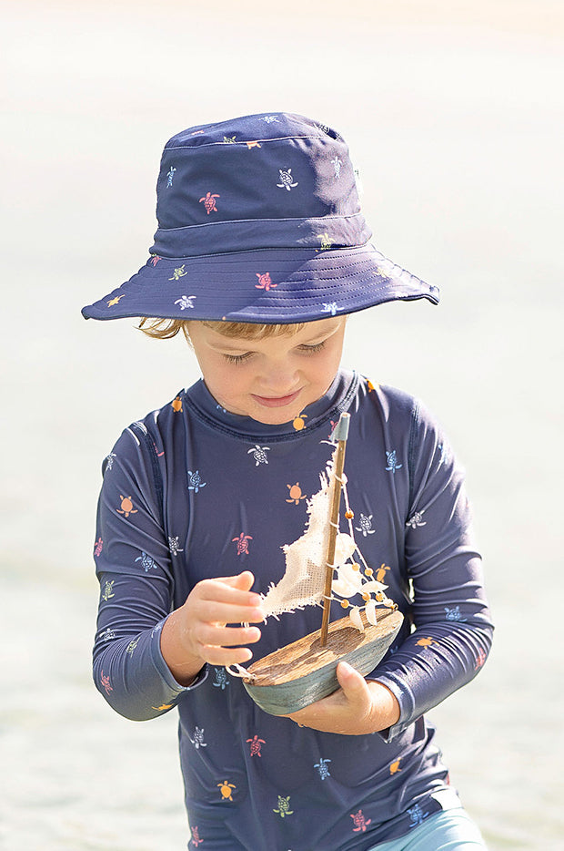 Boys Turtle Island Swim Sunhat