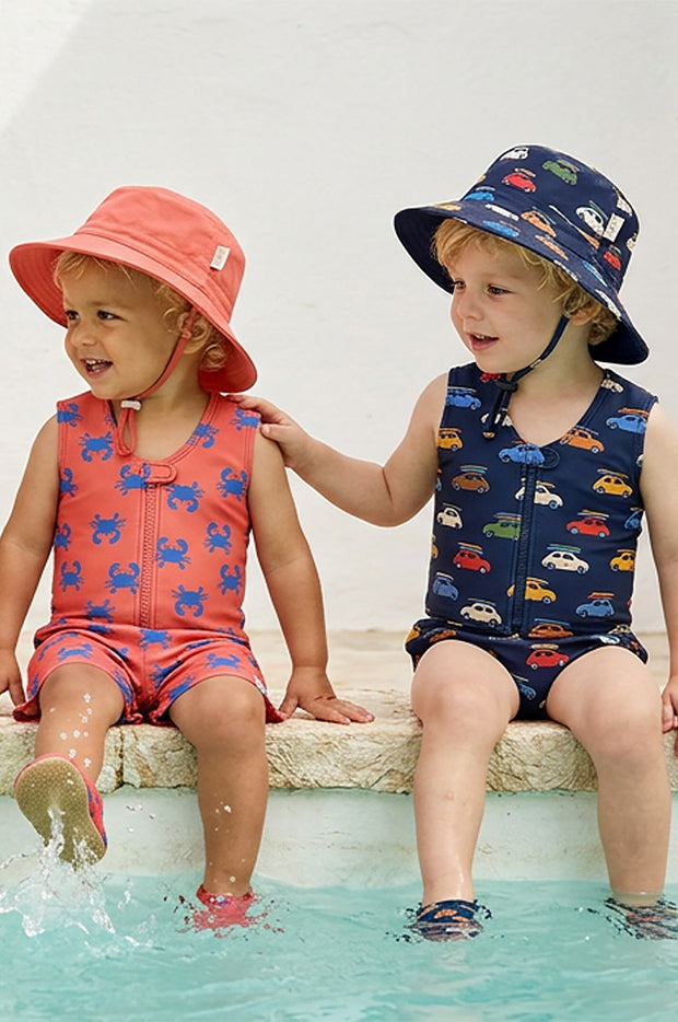 Boys Wave Buggies Pirate Swim Sunhat