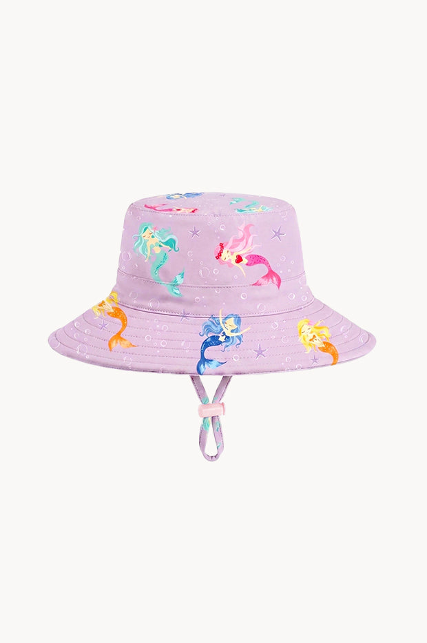 Girls Princess Mermaid Twinkle Swim Sunhat