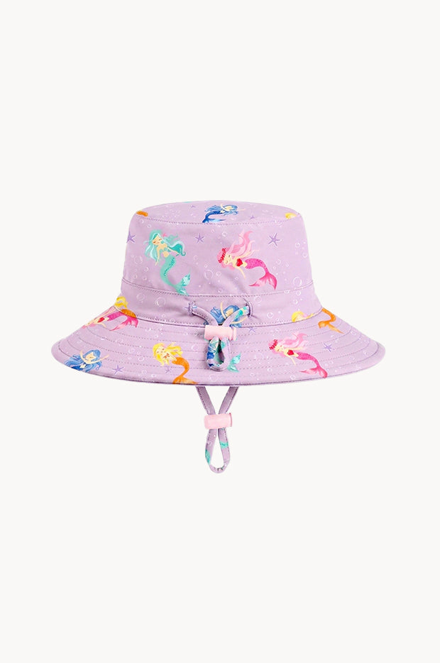 Girls Princess Mermaid Twinkle Swim Sunhat