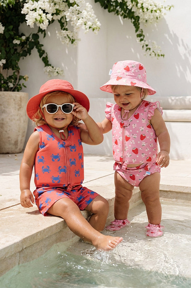 Girls Strawberry Twinkle Swim Sunhat