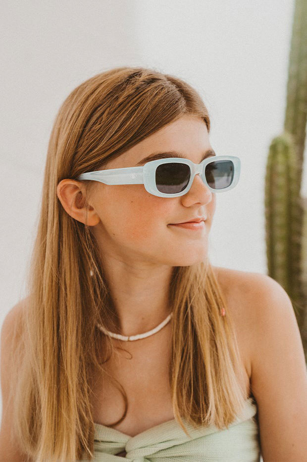 Teen Slim Rectangle Sunglasses