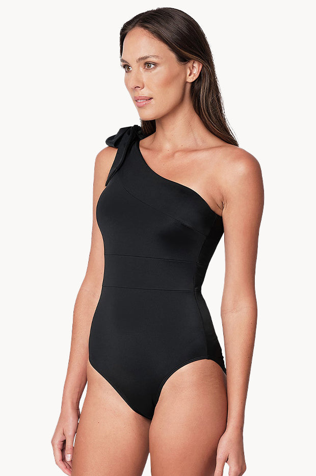 Classic One Shoulder One Piece