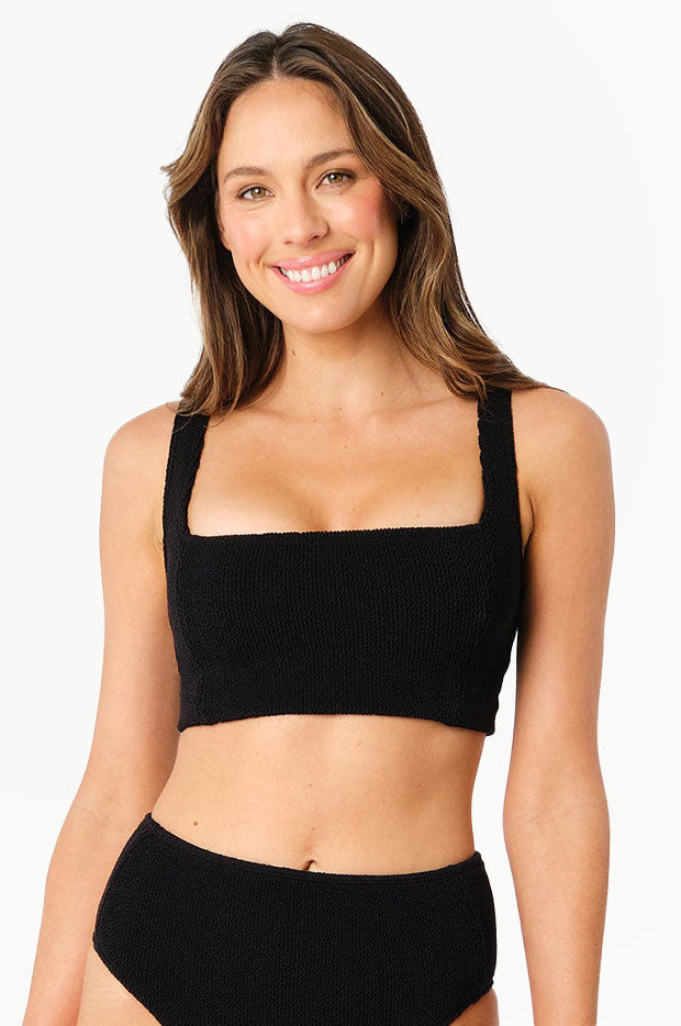 Crinkle Classic Square Neck Bralette