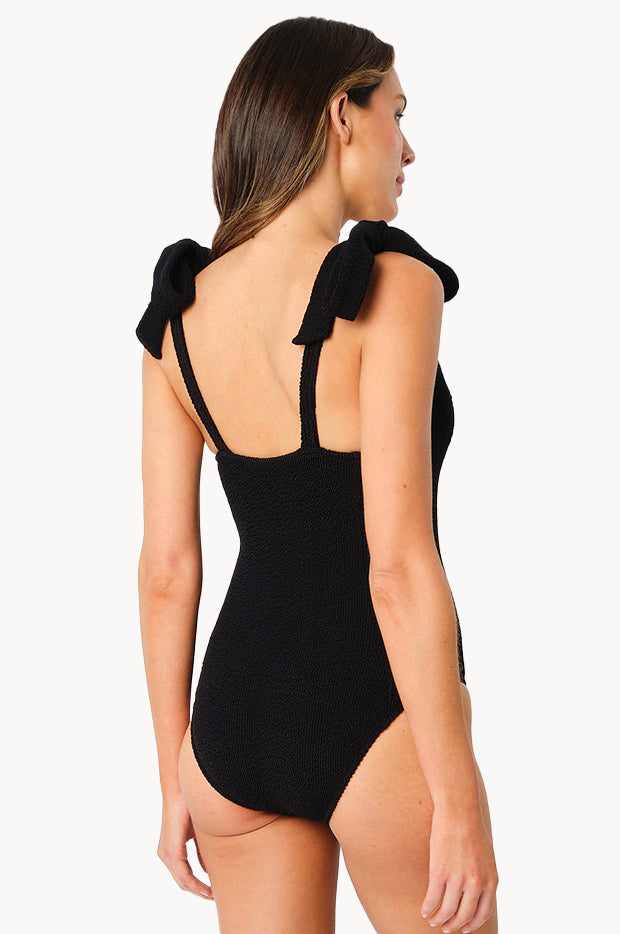 Crinkle Classic Square Neck One Piece