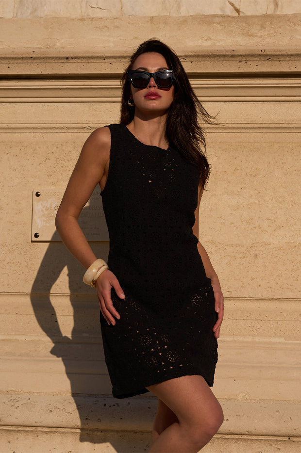 Crochet Mini Dress