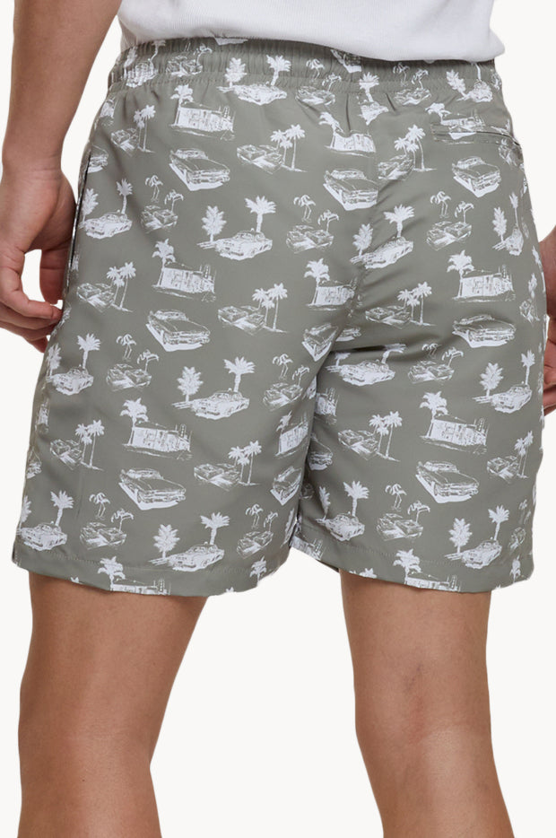 Mens Pattern Swim Short