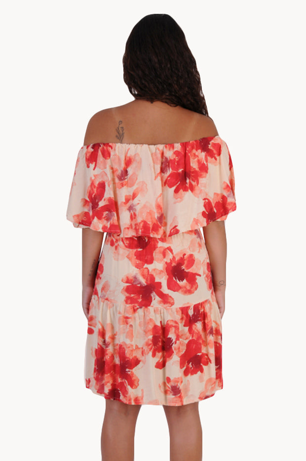 Petal Off Shoulder Dress