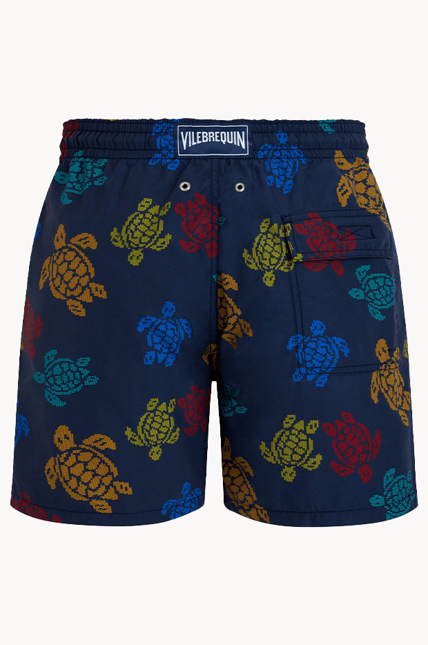 Mens Knit Turtle Swim Short