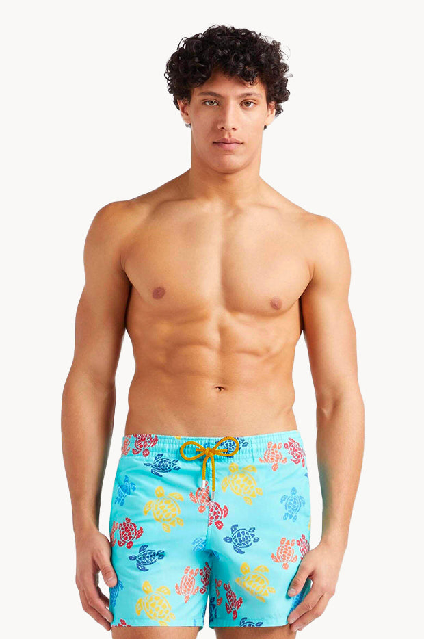 Mens Knit Turtle Swim Short