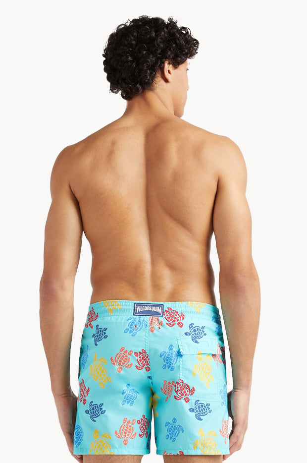 Mens Knit Turtle Swim Short