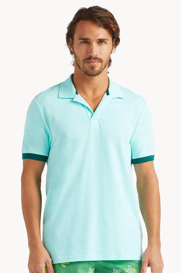 Mens Cotton Pique Polo Shirt