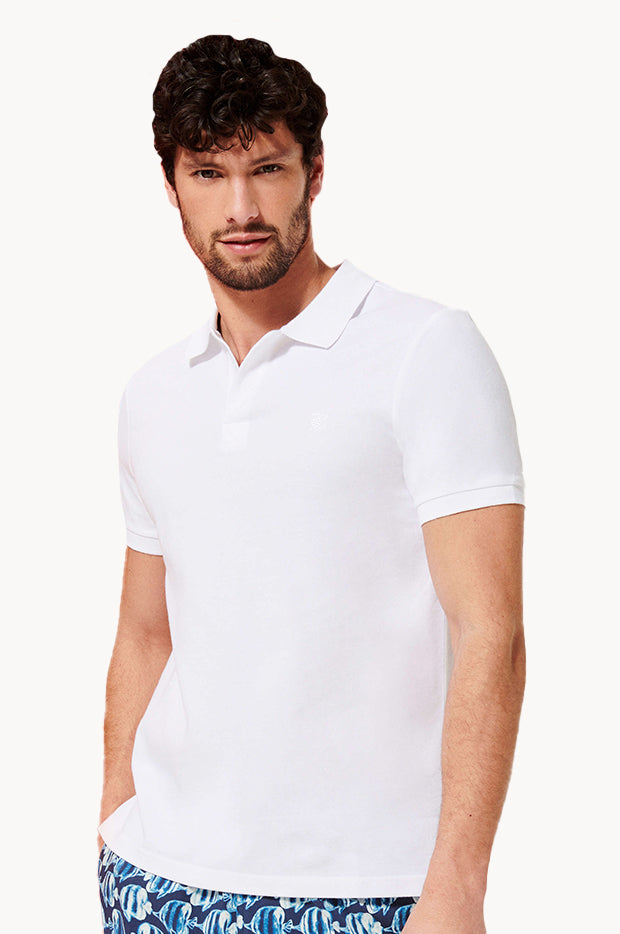 Mens Cotton Pique Polo Shirt