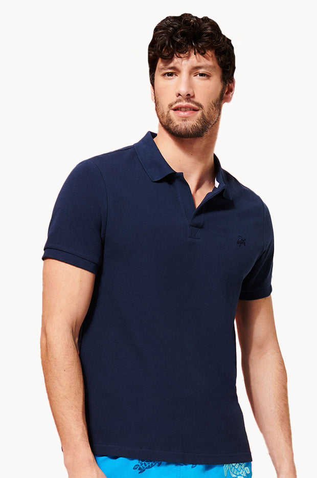 Mens Cotton Pique Polo Shirt