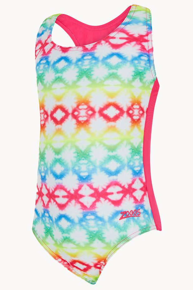 Girls Rainbow Haze Action Back One Piece