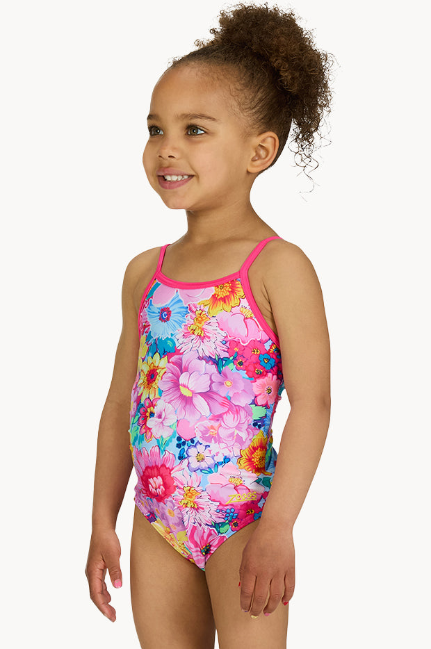 Zoggs - Girls Eden Yaroomba Floral One Piece - Pink/Multi