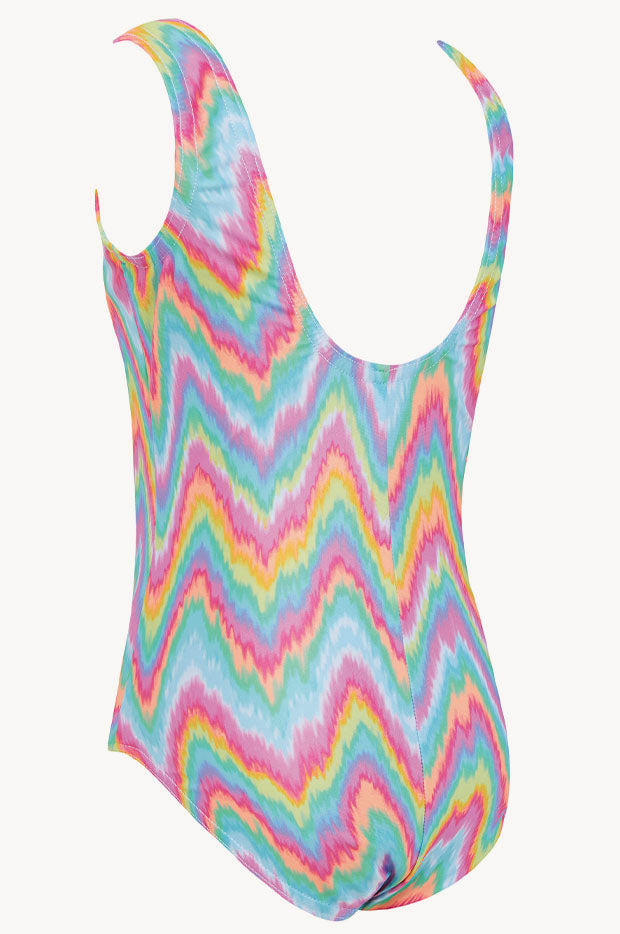 Girls Play Wave Scoopback One Piece