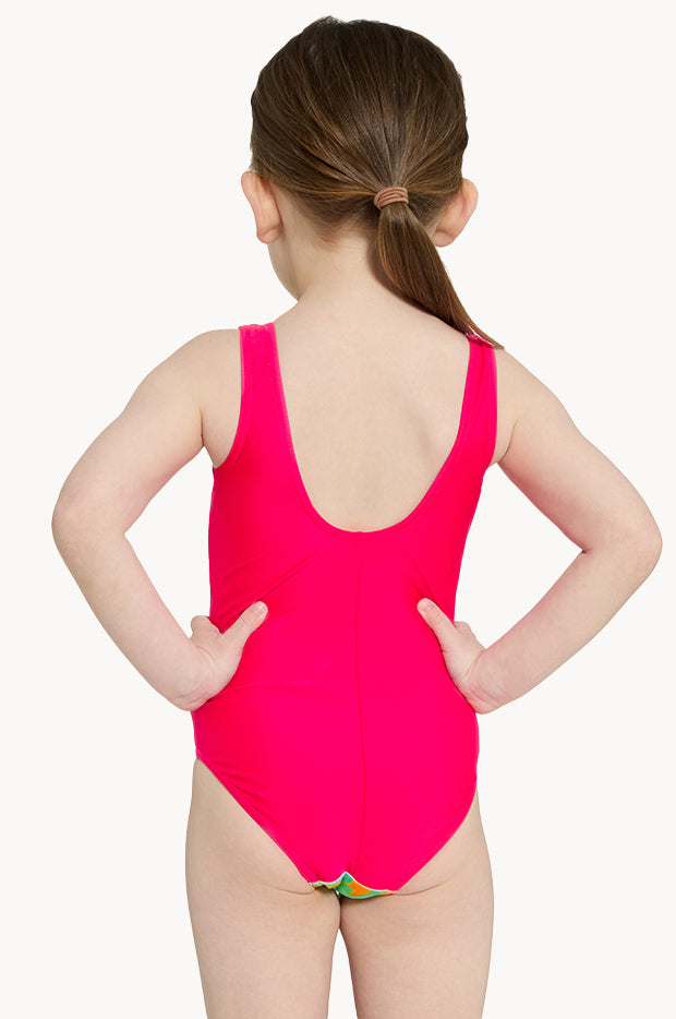 きょうすけ　レディース　GB S Zoggs - Girls Wildwood Scoopback One Piece - Pink/Multi | Swimwear