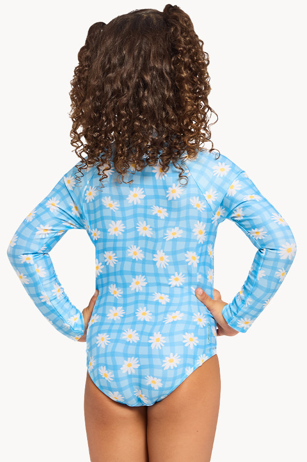 Girls Daisy Check Sunsuit