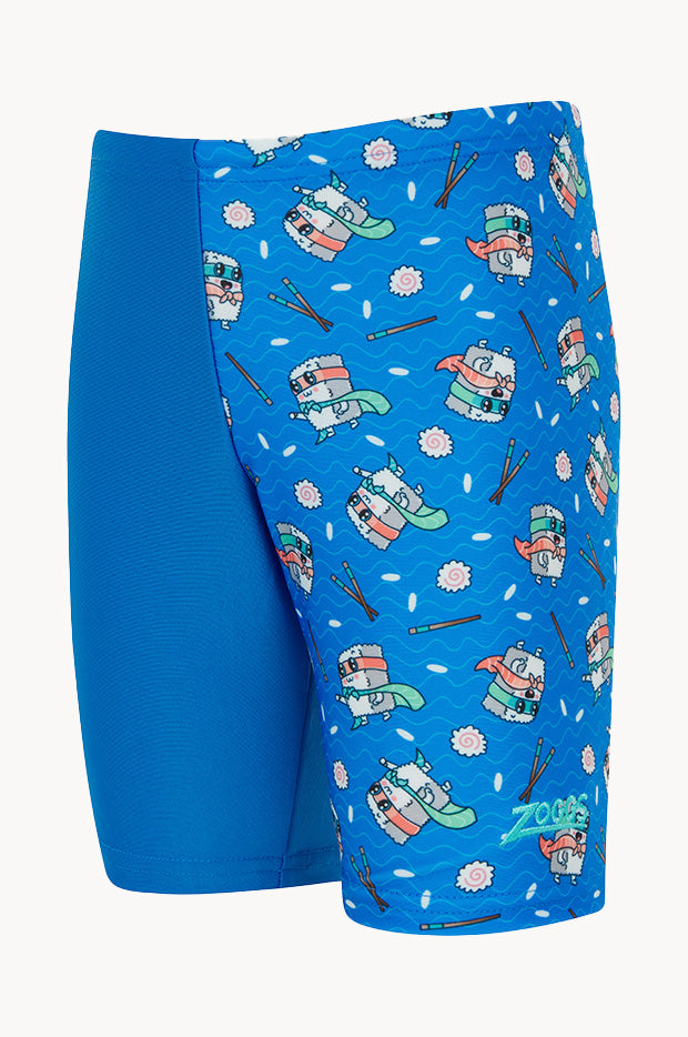 Zoggs - Boys Super Sushi Midi Jammer - Blue | Swimwear Galore US