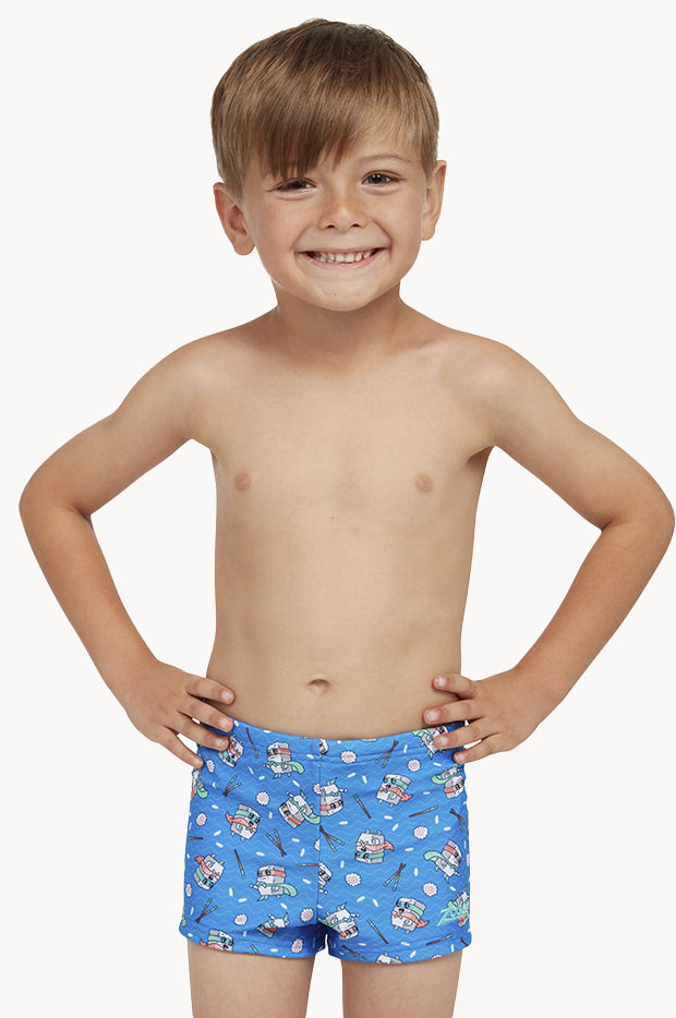 Boys Super Sushi Hip Racer Trunk