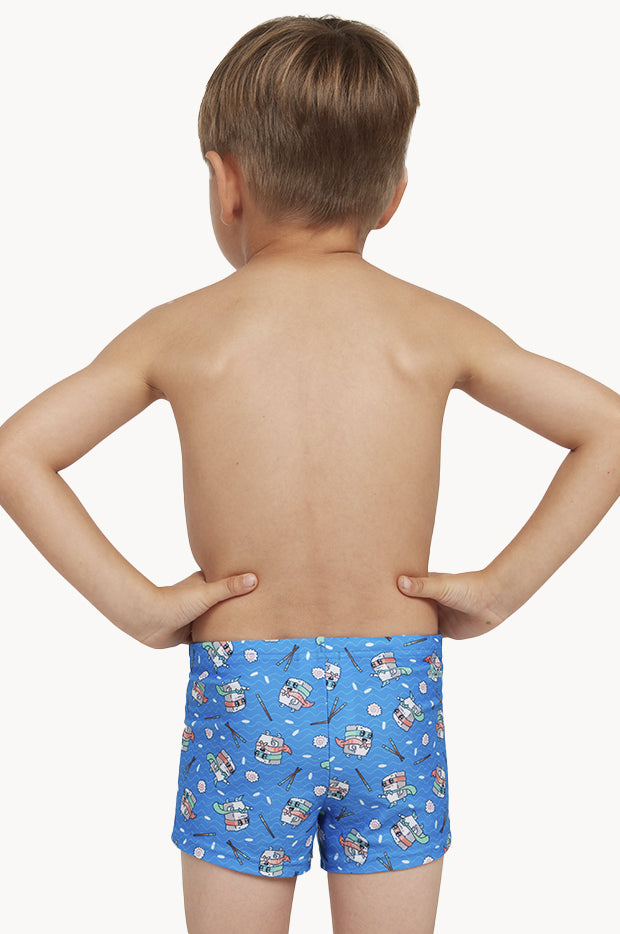 Boys Super Sushi Hip Racer Trunk