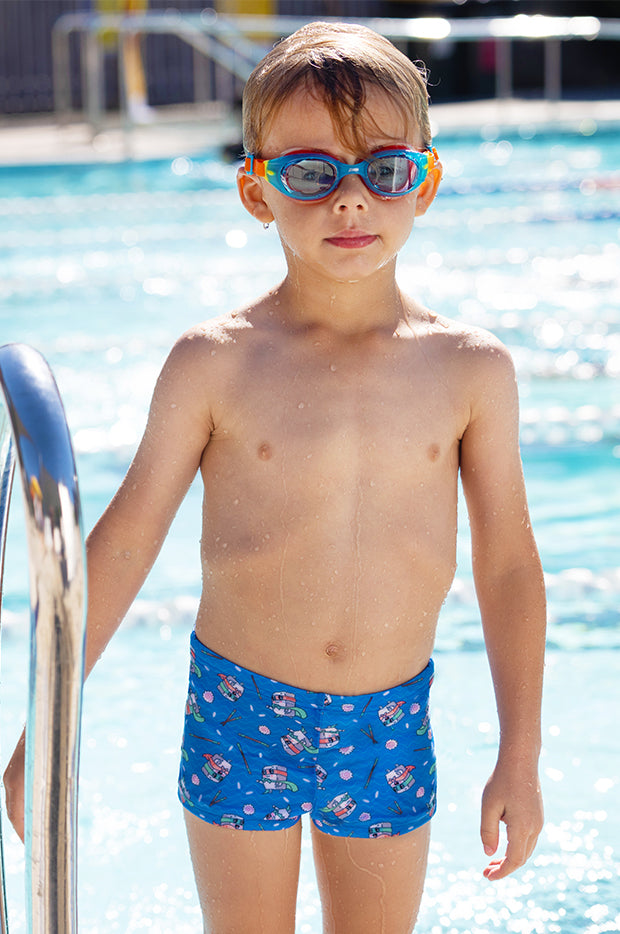 Boys Super Sushi Hip Racer Trunk