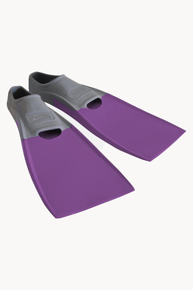 Long Blade Swim Fins - Size US 12-2 Junior