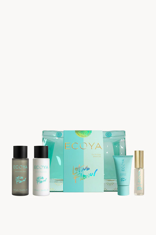 Lotus Flower Travel Gift Set