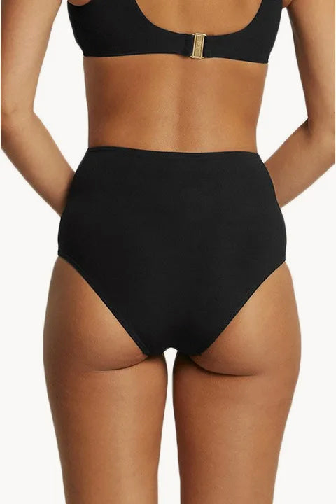 Jets Jetset Fold Down Pant Black Swimwear Galore AU - Main Image