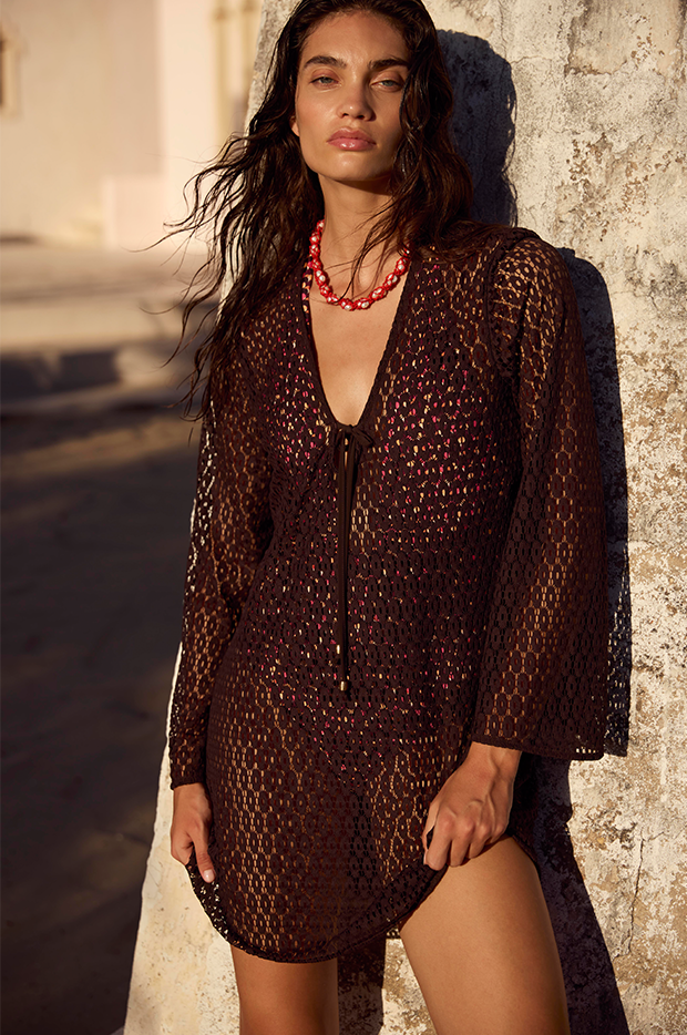 Jetset Stretch Lace Kaftan