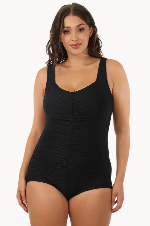 Shirred Front Pool One Piece