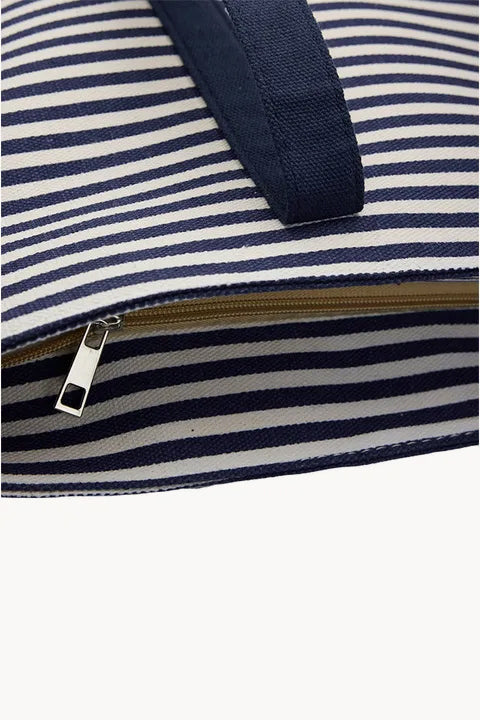 Sorrento Stripe Splice Beach Bag