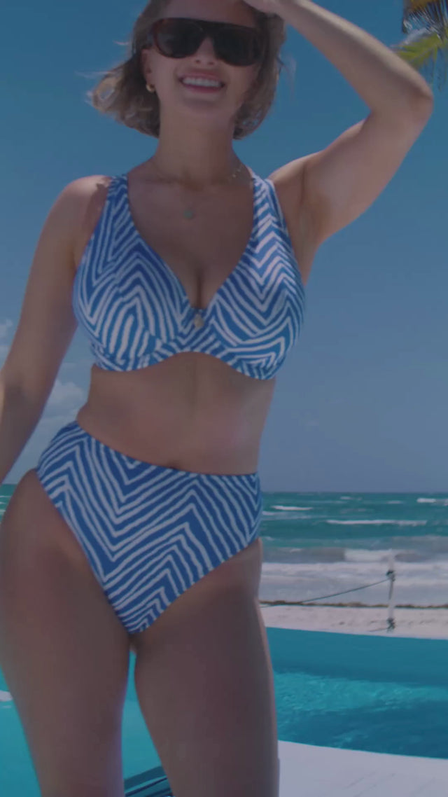 Fiji Falls F Cup High Apex Bra