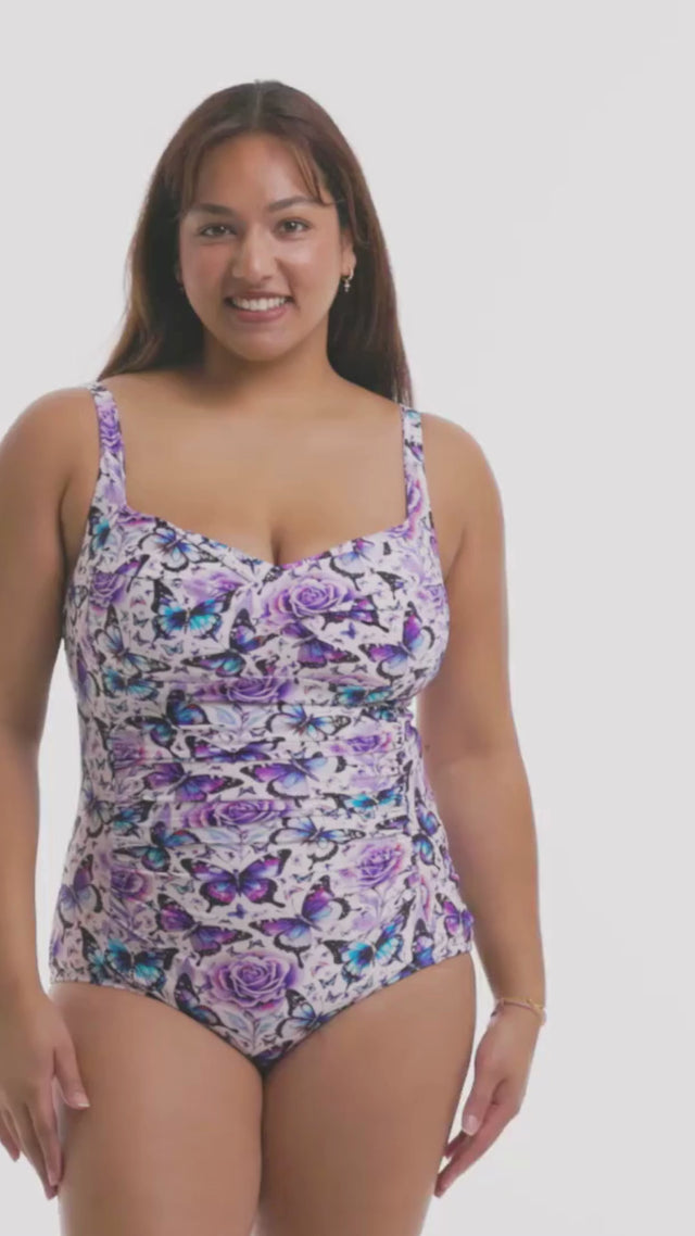 Wings To Fly DD/E Cup Twist Front One Piece