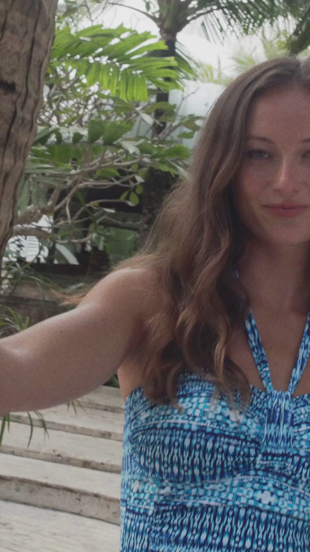 Portugal Halter Bandeau One Piece