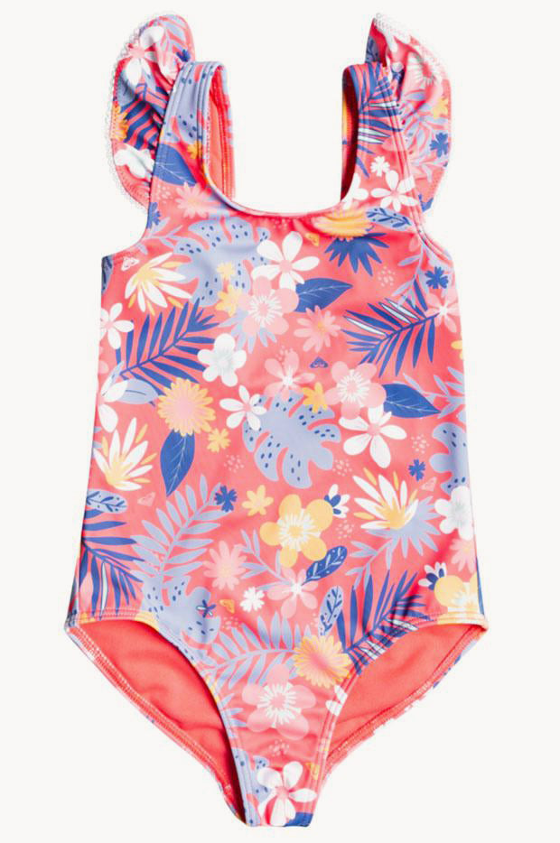 Girls Hibiscus Party One Piece