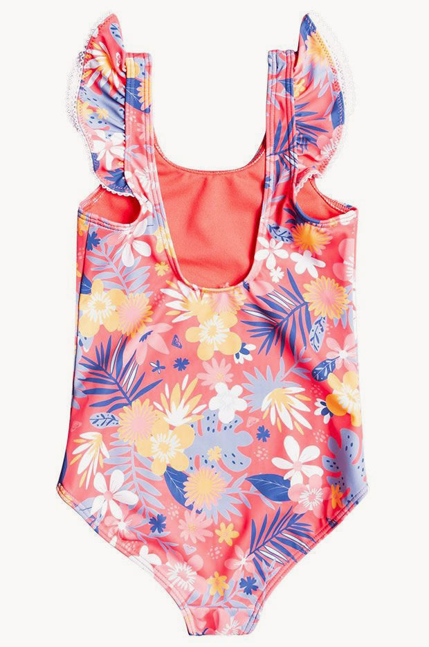 Girls Hibiscus Party One Piece