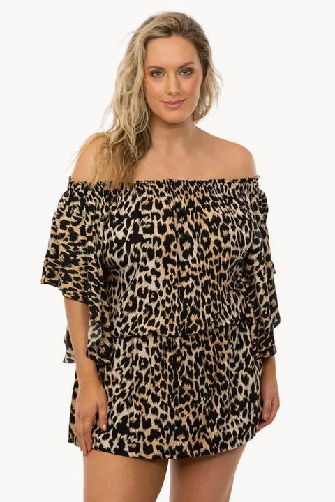 Leopard Wing Dress