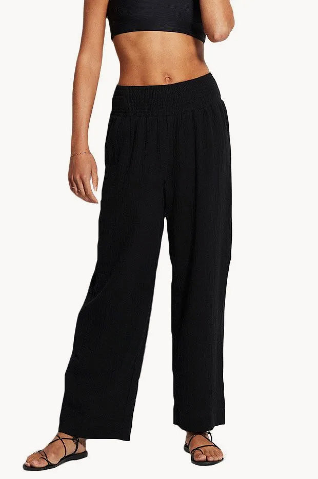 Double Cloth Shirring Pant