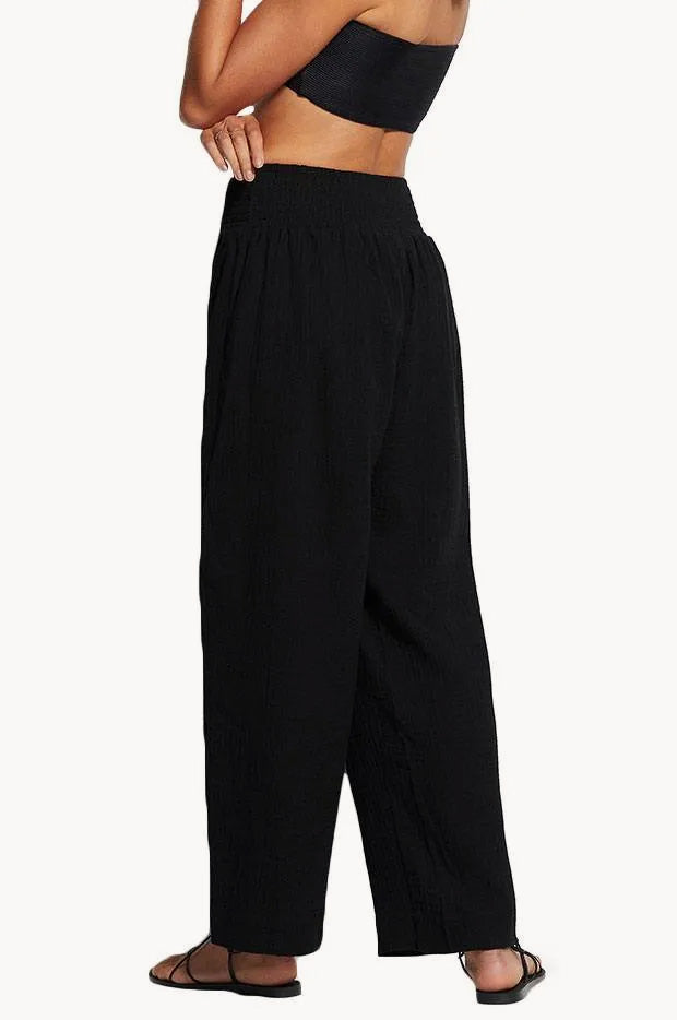 Double Cloth Shirring Pant