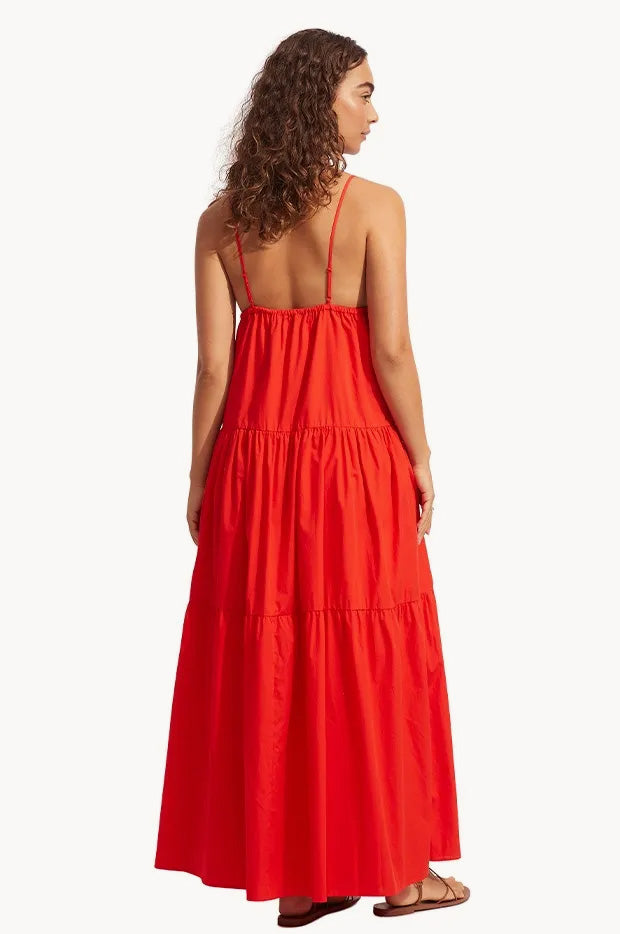 Poplin Maxi Dress