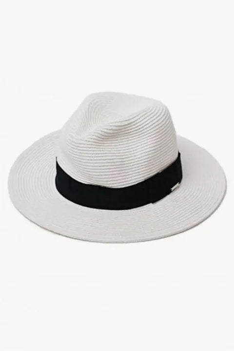 Paper Black Band South Beach Hat