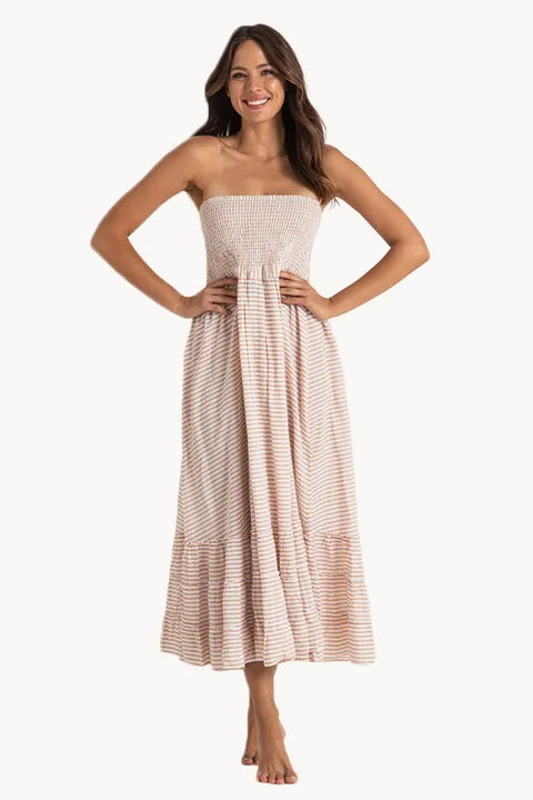 Summer Stripe Sunshine Maxi Dress